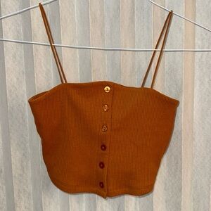 Spaghetti strap crop top